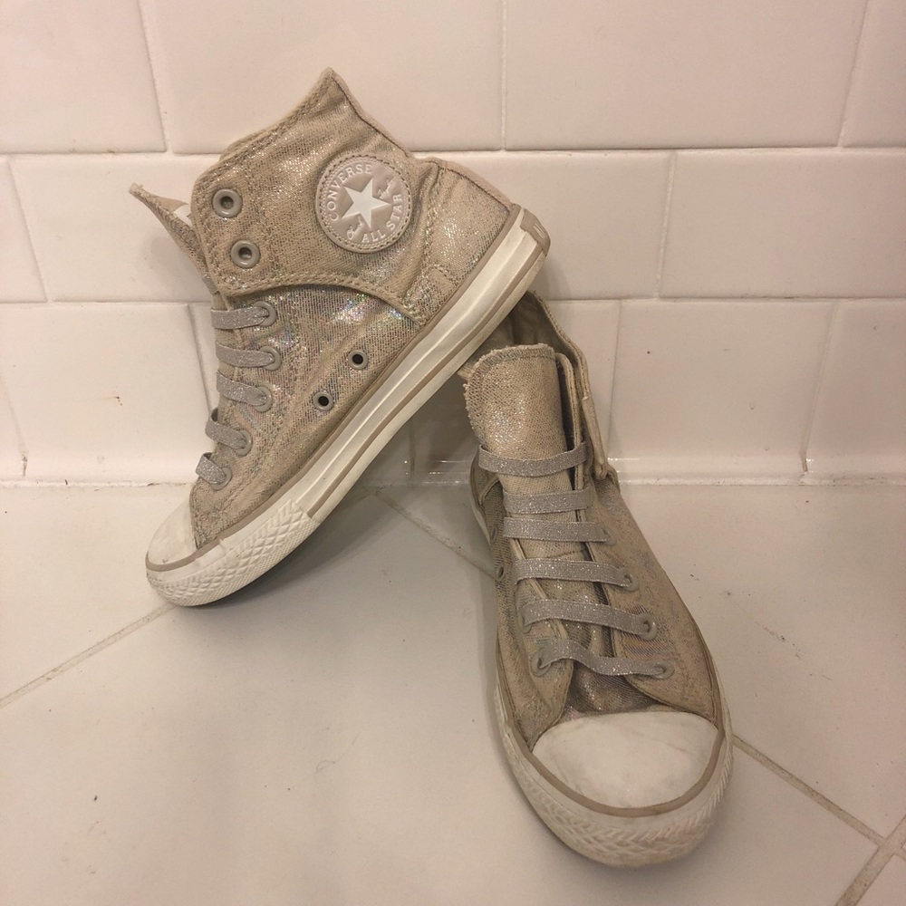 Holographic Velcro Converse